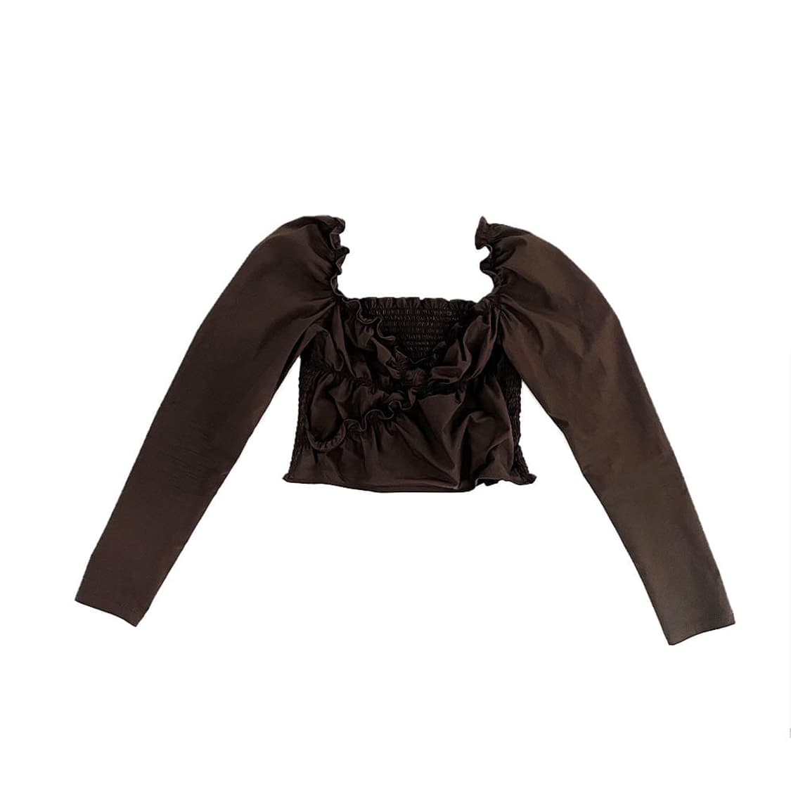 소프트서울 아리엘 탑 브라운 상품이미지1