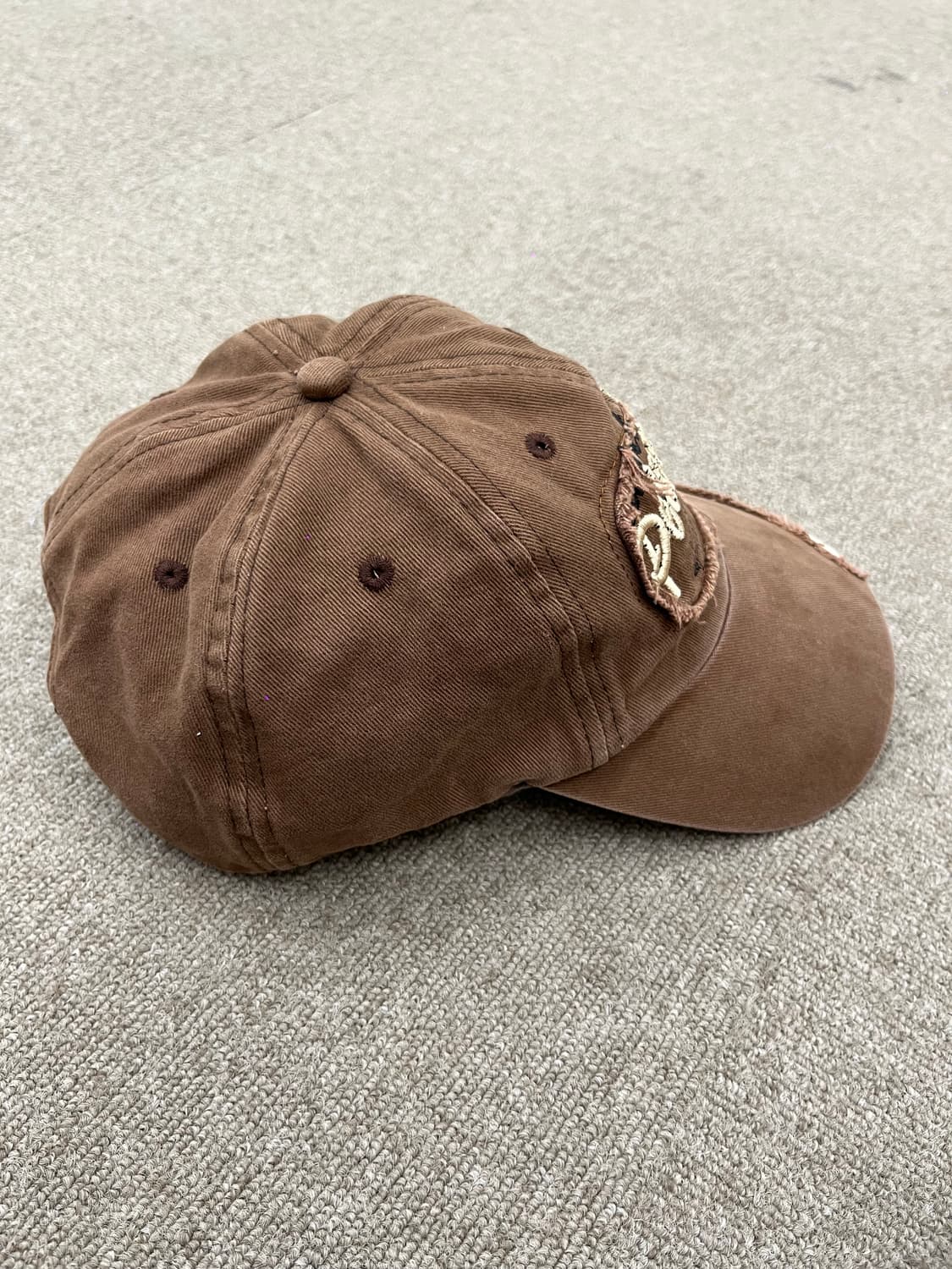 brown vintage cap 상품이미지3