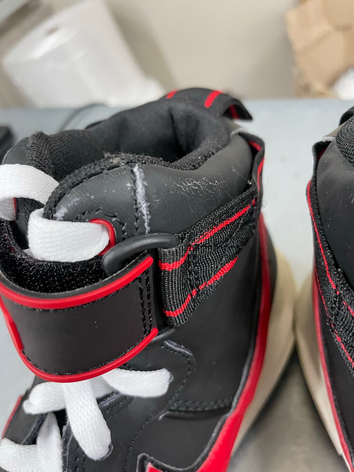 나이키 에어포스 1 부트 블랙 레드 275 (gr-4602) 상품이미지9