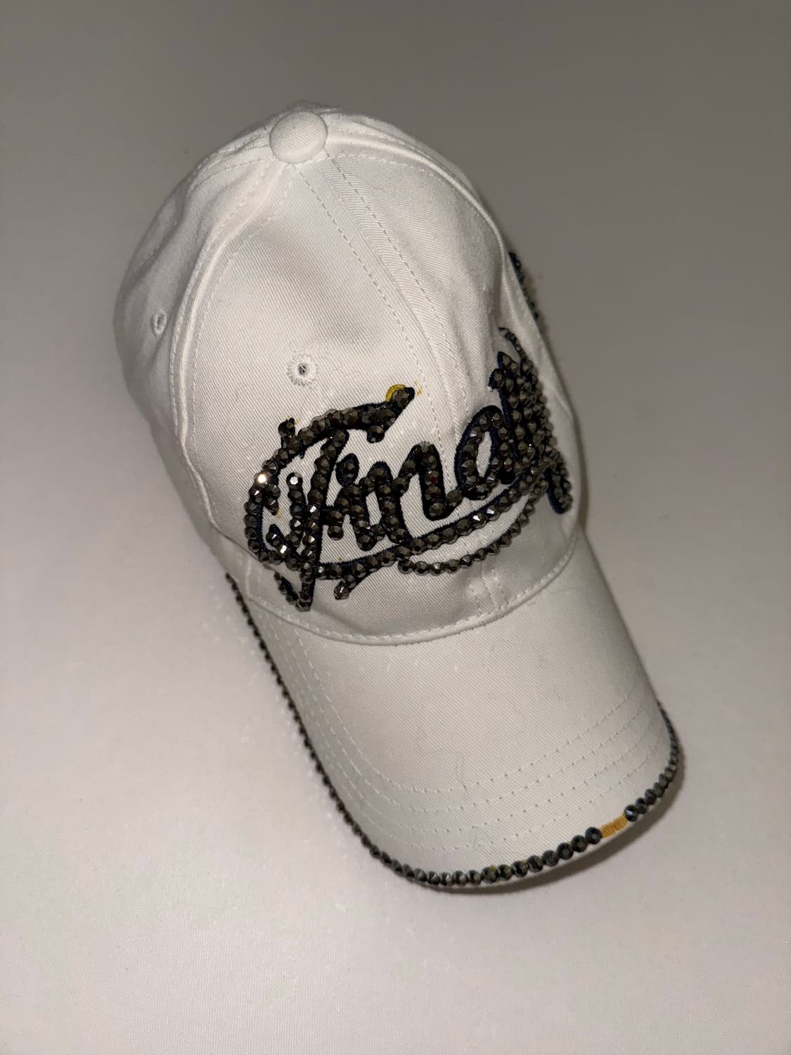 빈티지 오네갸루 큐빅 볼캡 모자  상품이미지2