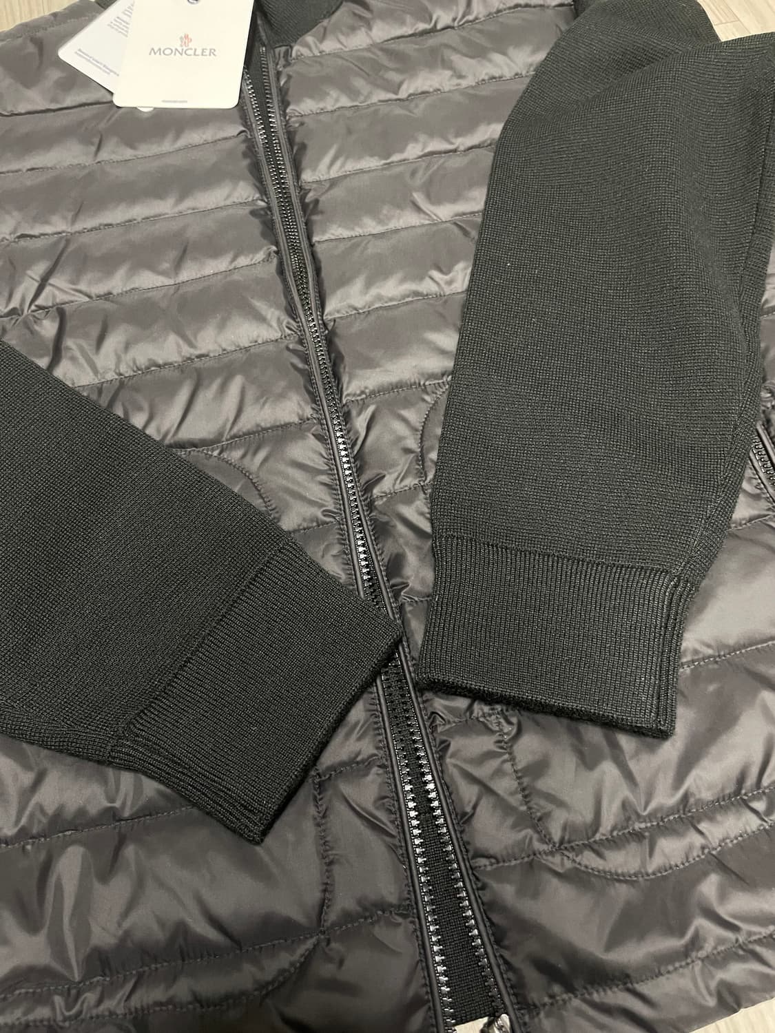 [새상품택O] 몽클레어 니트패딩 패딩울 카디건 상품이미지6