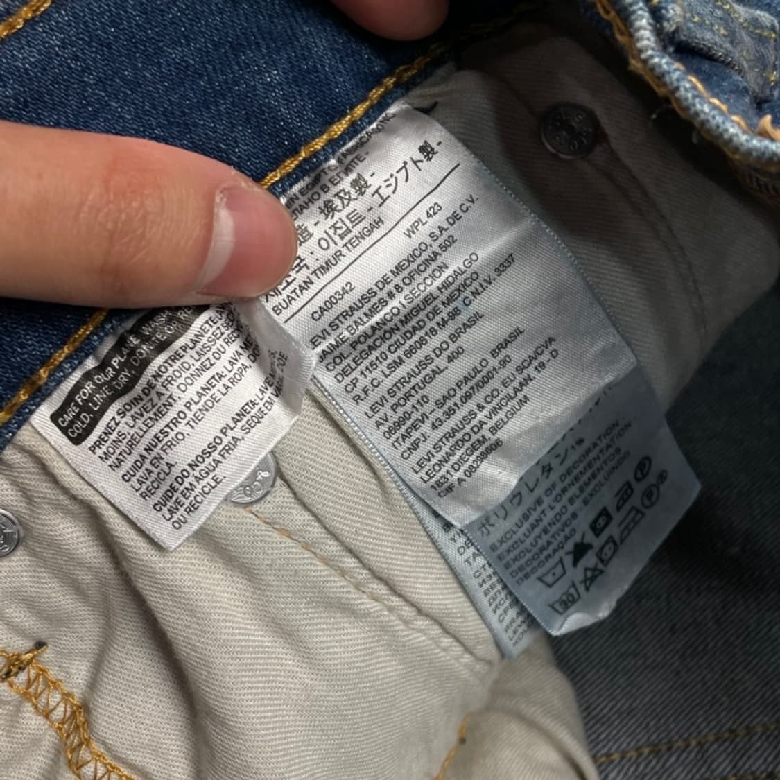 34 리바이스 502 청바지 새상품  상품이미지3