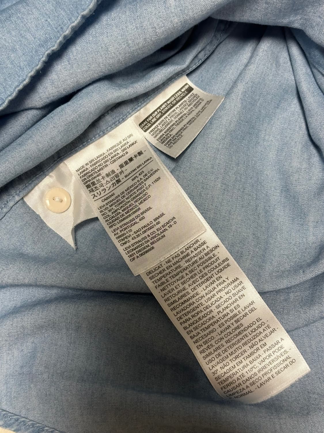 리바이스 데님셔츠 웨스턴셔츠 상품이미지5