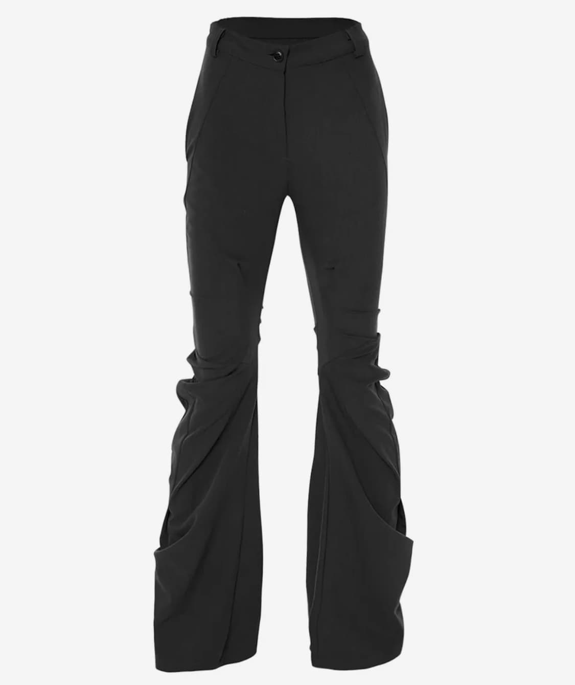 플레어업 드레이프 팬츠 블랙 상품이미지1