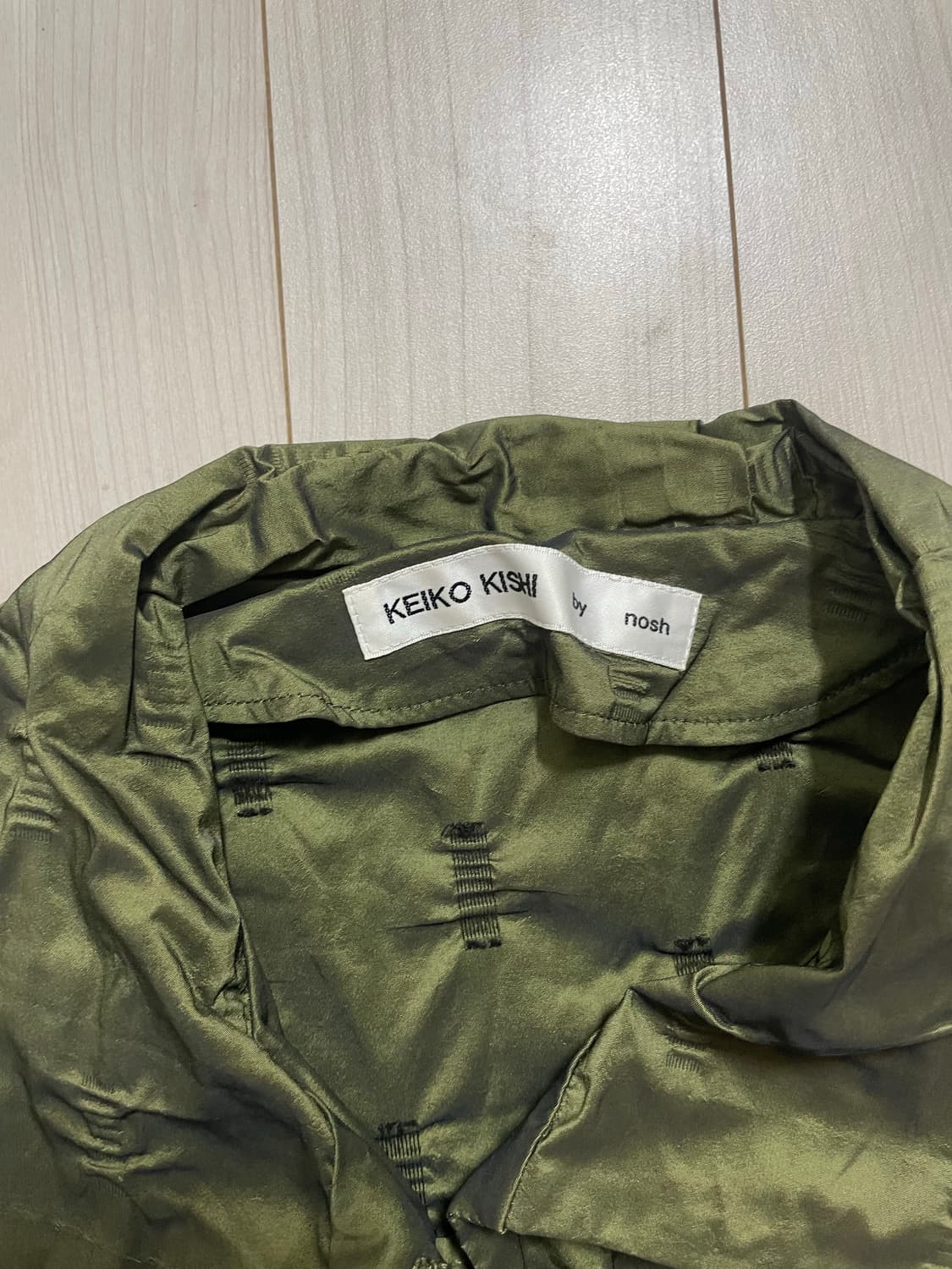 KEIKO KISHI 올리브 조끼 상품이미지2