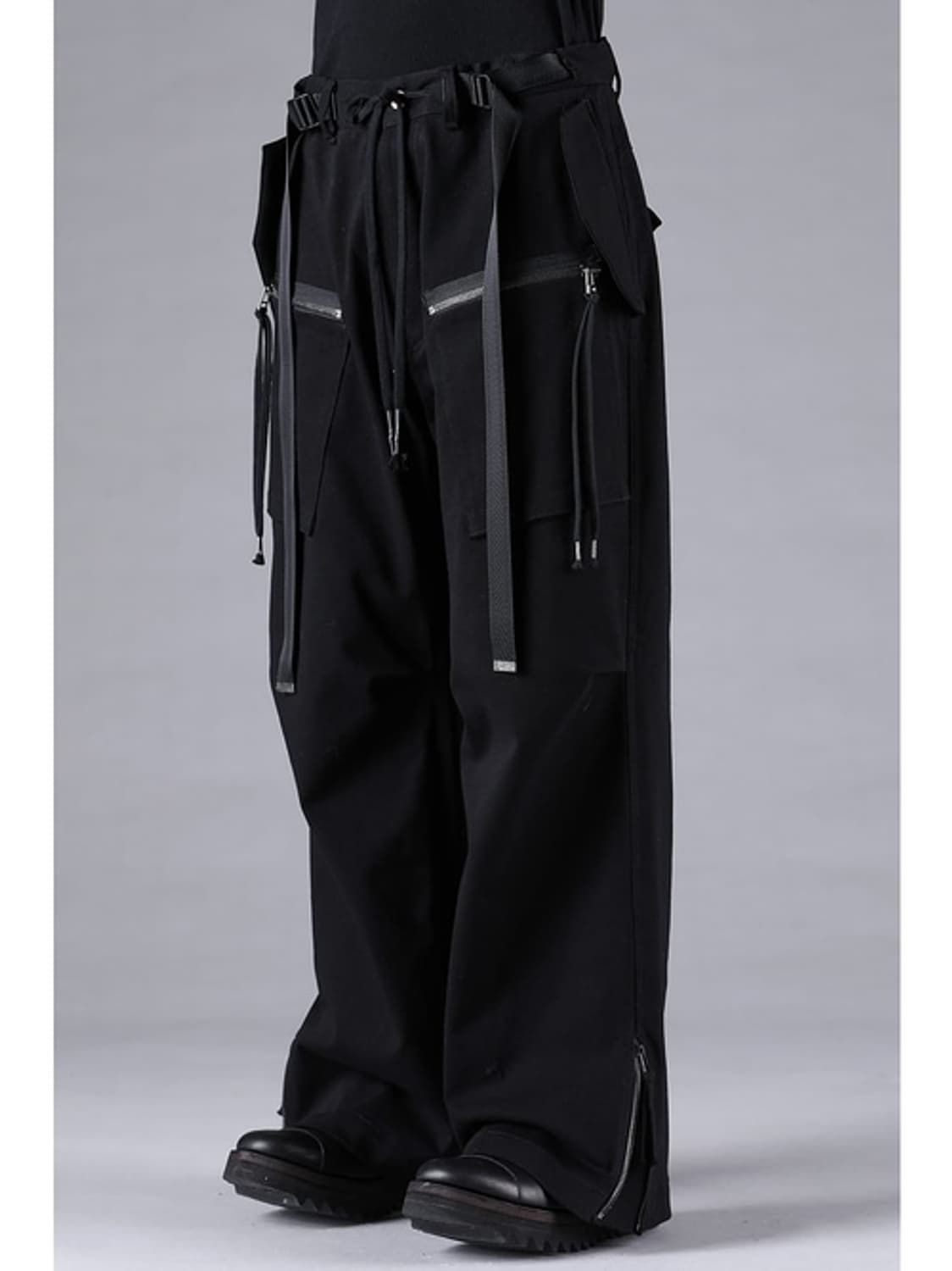 새상품 D.hygen 헤비져지 블랙 배기진 2size 상품이미지4