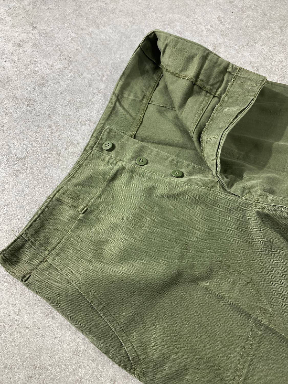 [32-33] 빈티지 밀리터리 국군 퍼티그 팬츠 상품이미지4