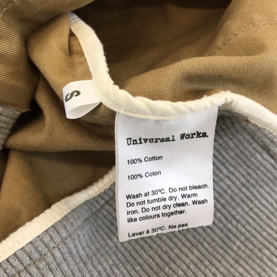 유니버셜웍스 아메카지 코튼 베스트 S  상품이미지5