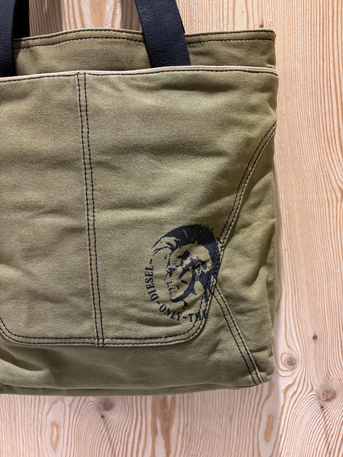 디젤 그래픽 캔버스 토트백 상품이미지2