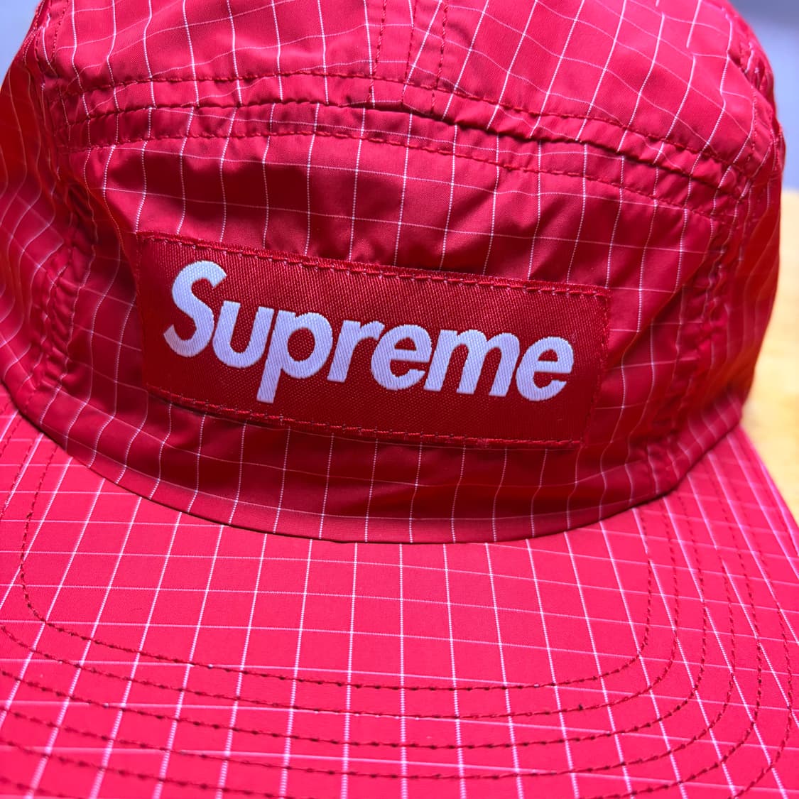 슈프림 SS18 콘트라스트 립스탑 캠프캡 상품이미지4