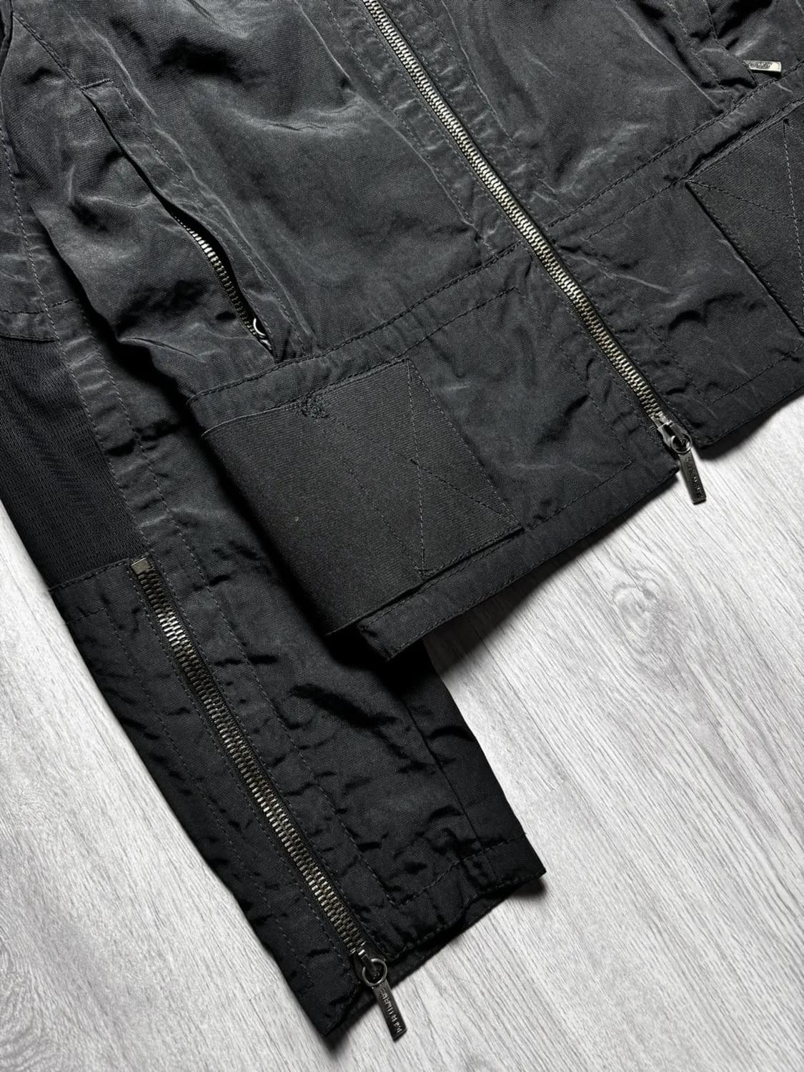 Dirk Bikkembergs cropped moto jacket 상품이미지4