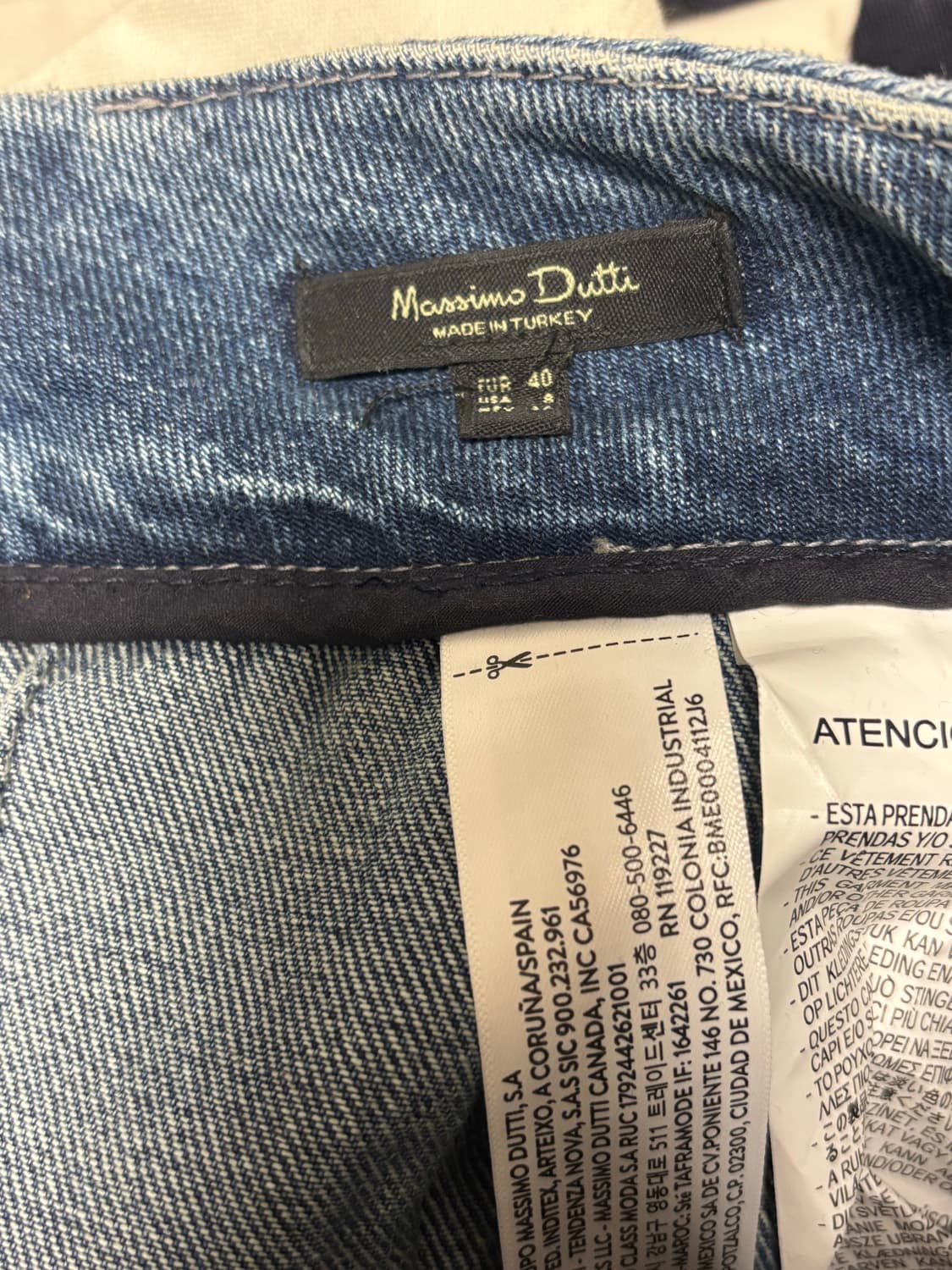 마시모두띠 데님 롱스커트 40사이즈 상품이미지4