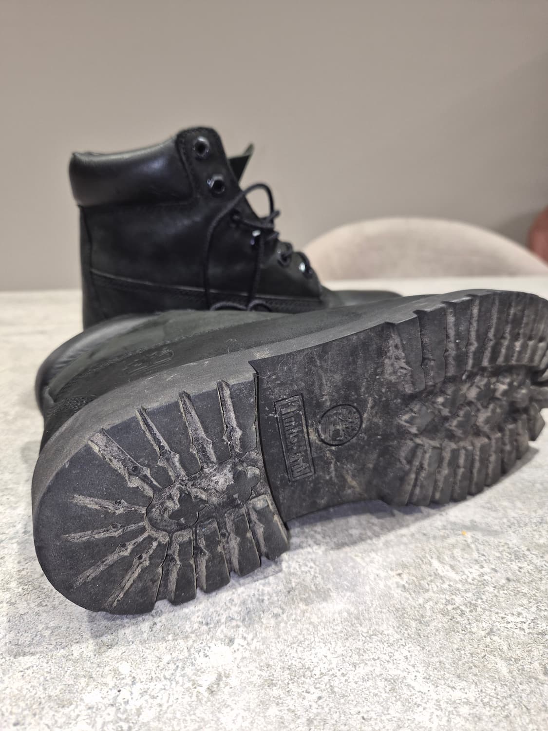 팀버랜드 블랙 워커 부츠 상품이미지4