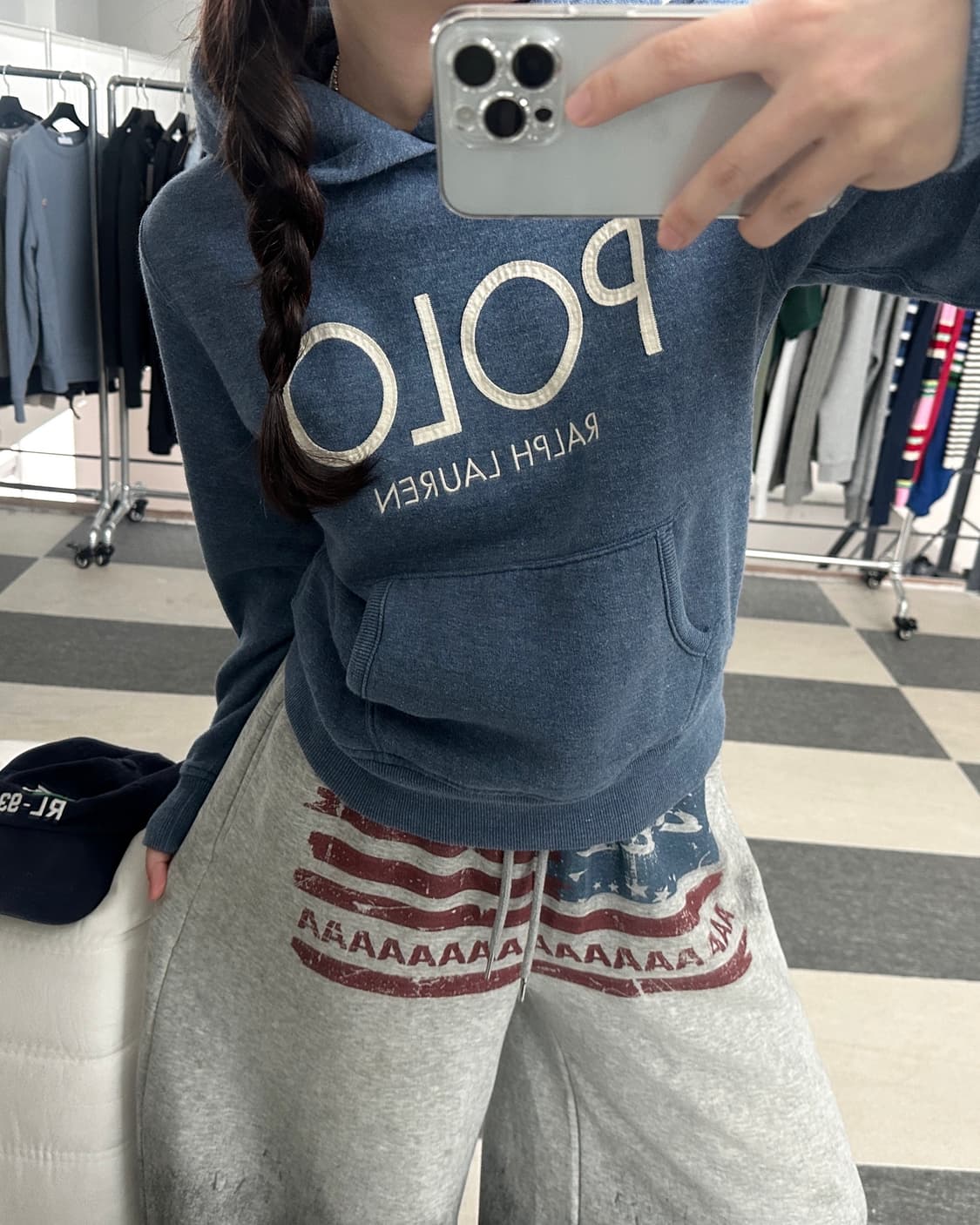 폴로 랄프로렌 빅로고 후드 티셔츠  상품이미지9