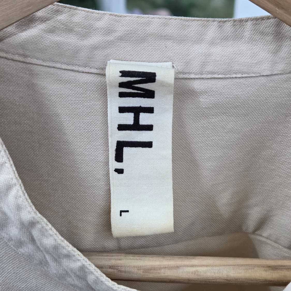 마가렛호웰 차이나카라 셔츠 L 상품이미지2