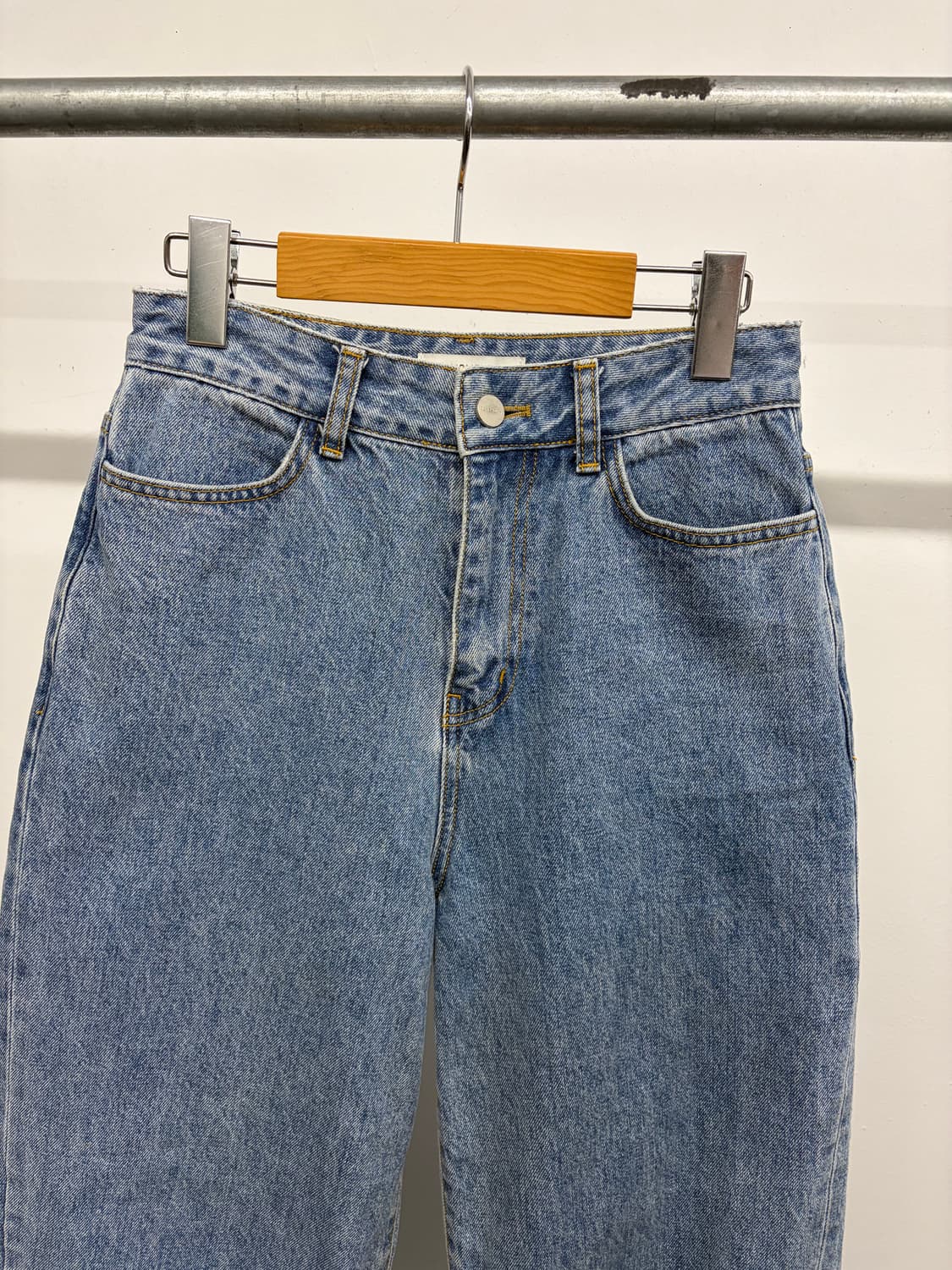 (0) 여성용 아모멘토 RECYCLED COTTON DENIM 청바지 상품이미지4