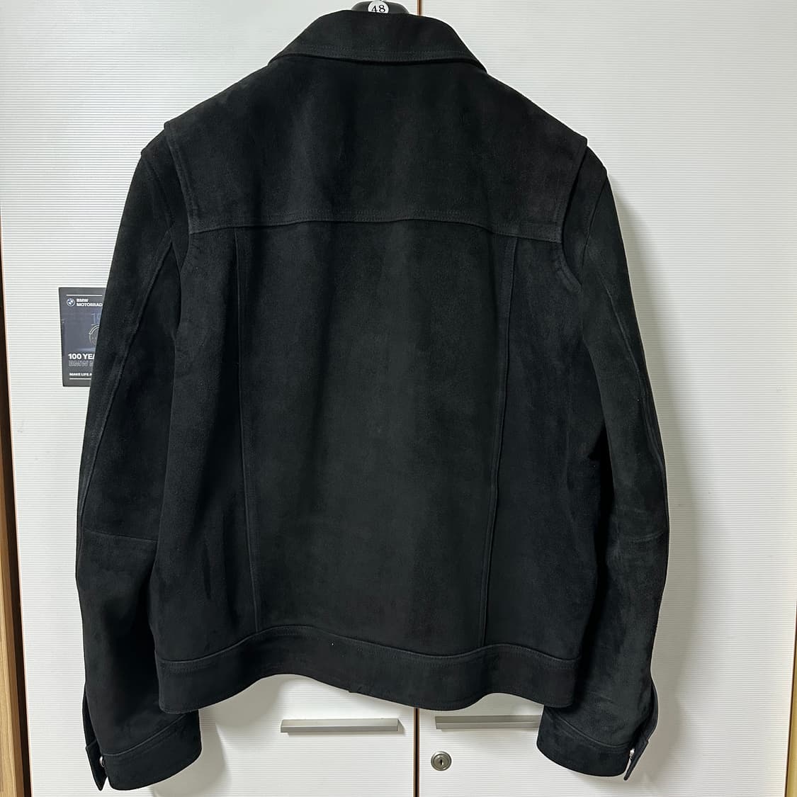 느와르라르메스 블랙 스웨이드 트러커 자켓 48 상품이미지2