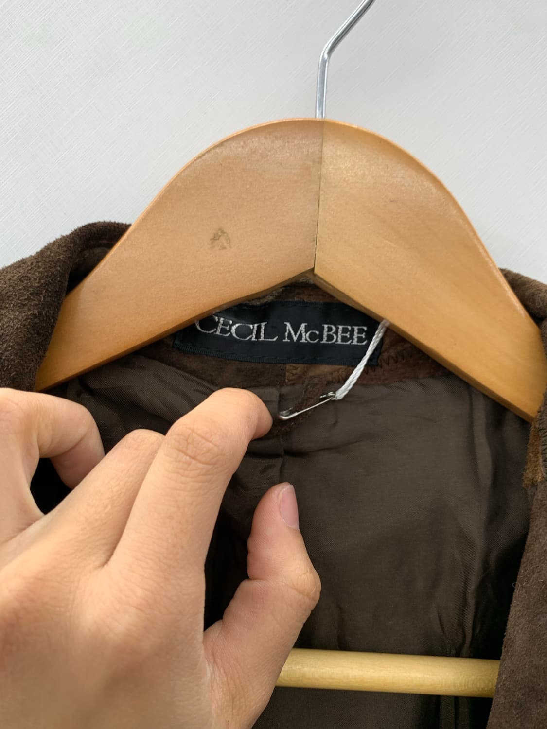 세실맥비 피그 스웨이드 디테일 자켓 상품이미지6