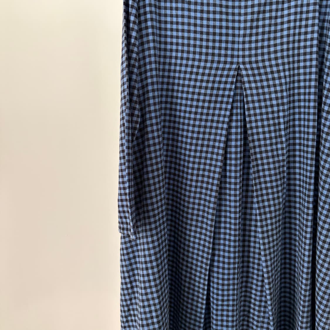 Gingham Check Flare One Piece 상품이미지6