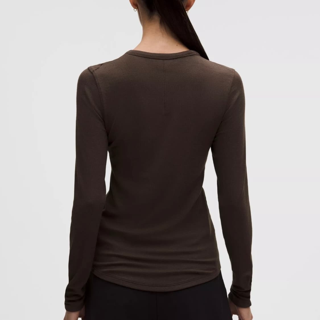 룰루레몬 홀드 타이트 키홀넥 롱슬리브 셔츠 참 상품이미지3