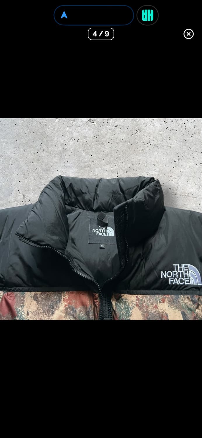 (새상품) 노스페이스 리얼트리 카모 눕시 패딩 일본판 상품이미지3