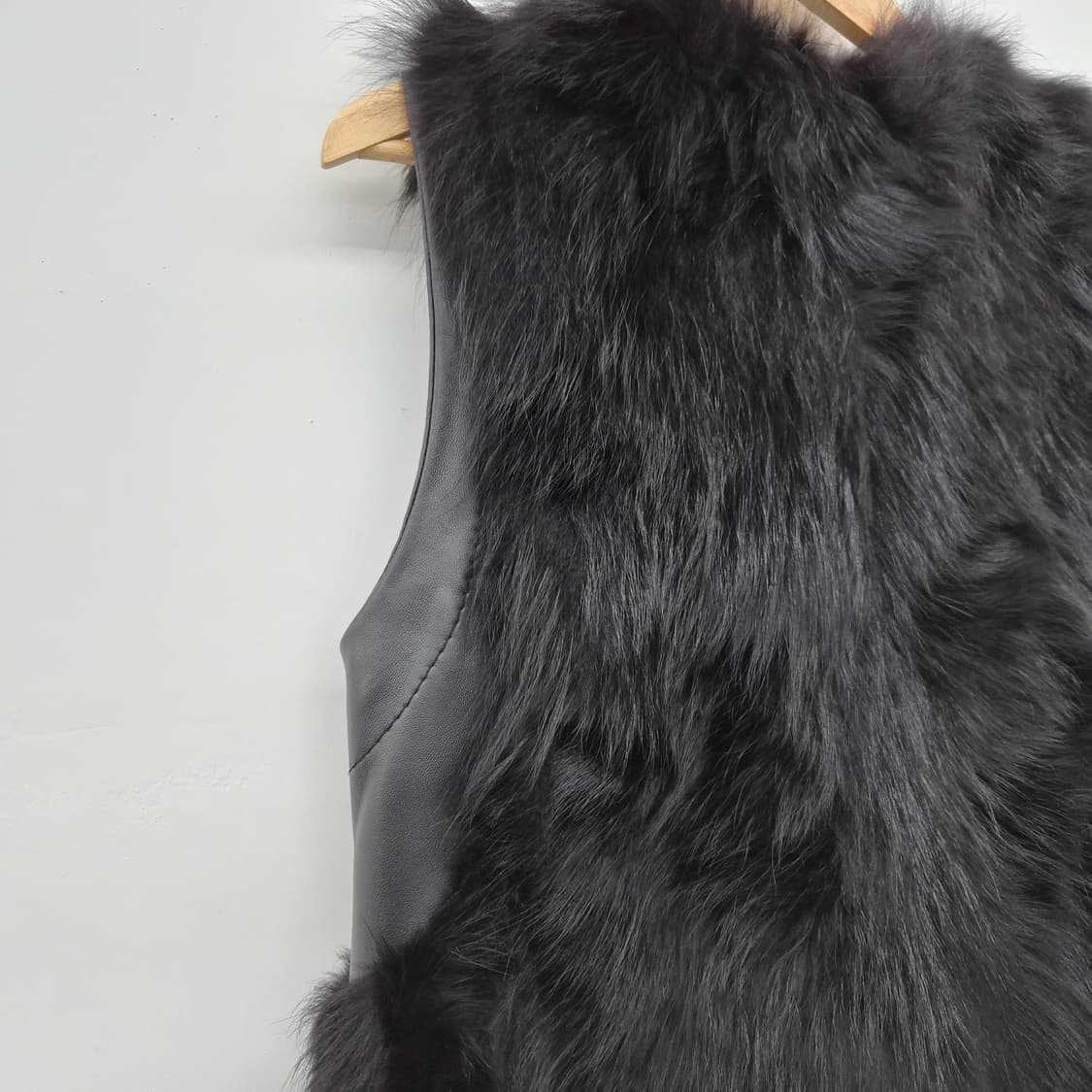 진도 끌레베 밍크 가죽 조끼 베스트 여성 S 상품이미지8