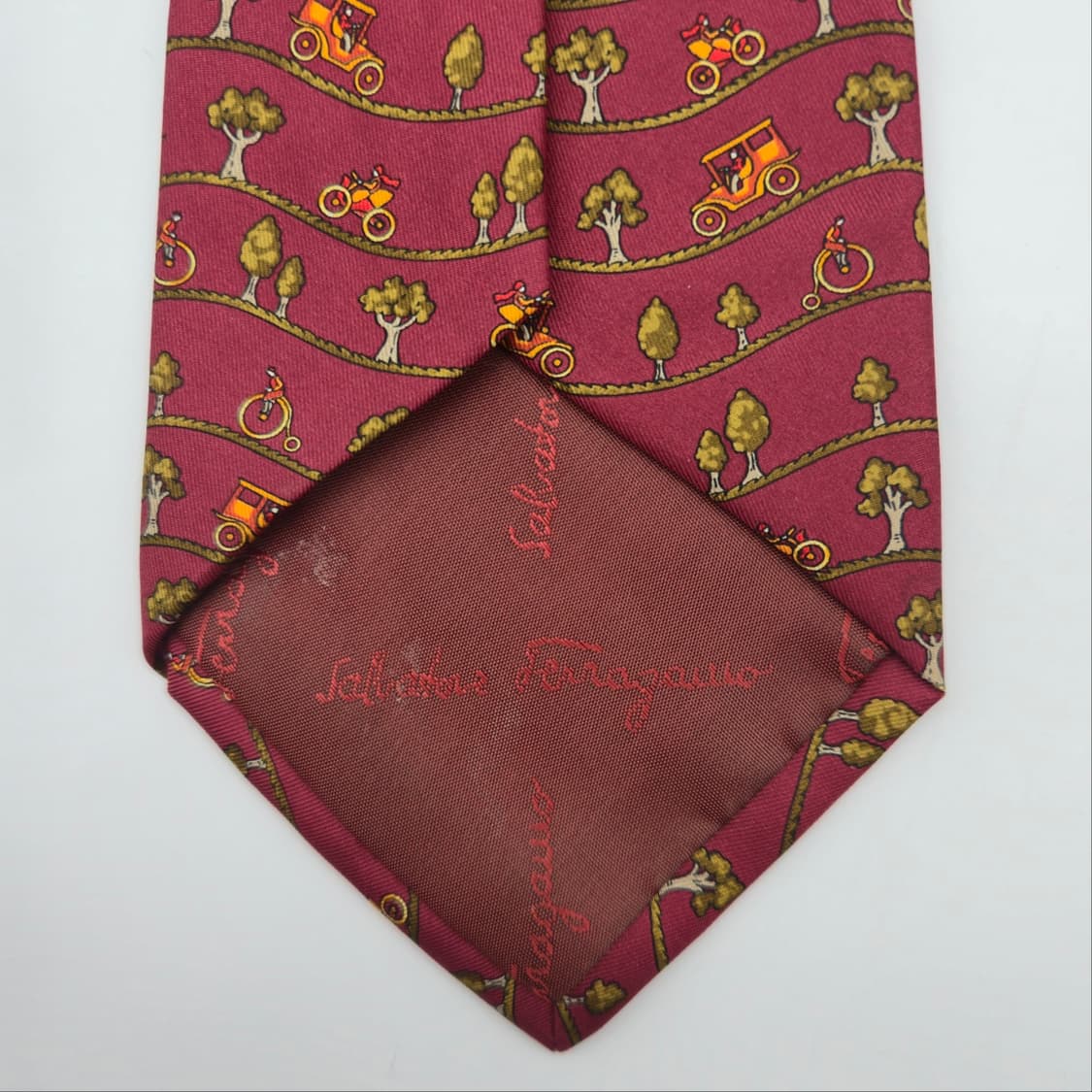 페라가모 실크 넥타이 [BCF10803_0054-06] 상품이미지9