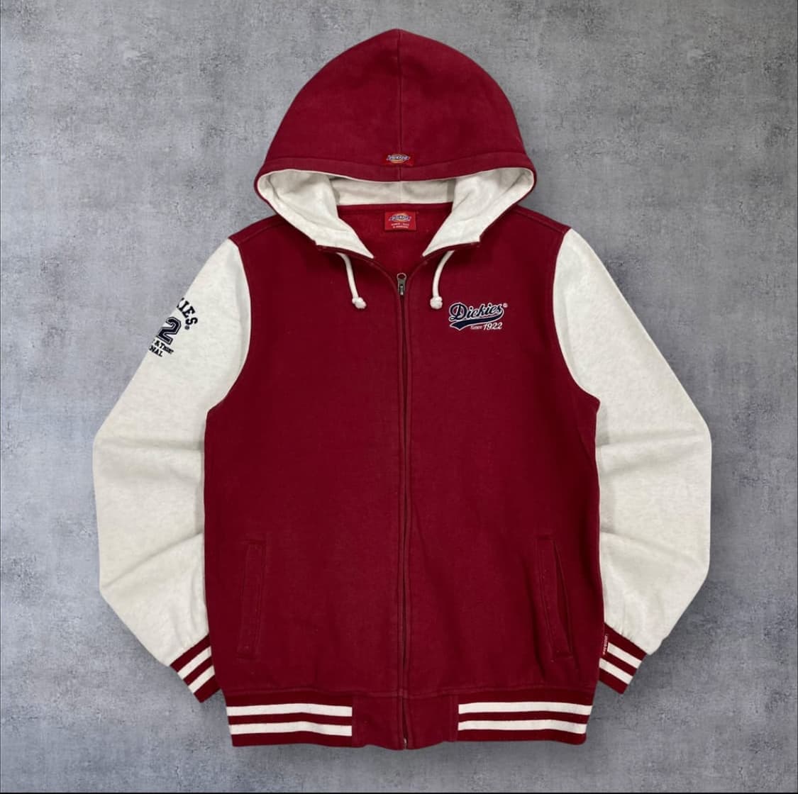 구해요) 디키즈 버건디 화이트 배색 후드집업 삽니다ㅠ 상품이미지2