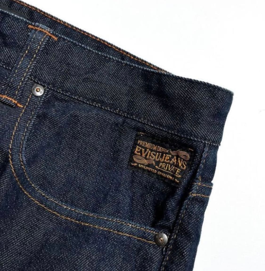 에비수 백프린팅 KR생지 데님 팬츠 상품이미지3