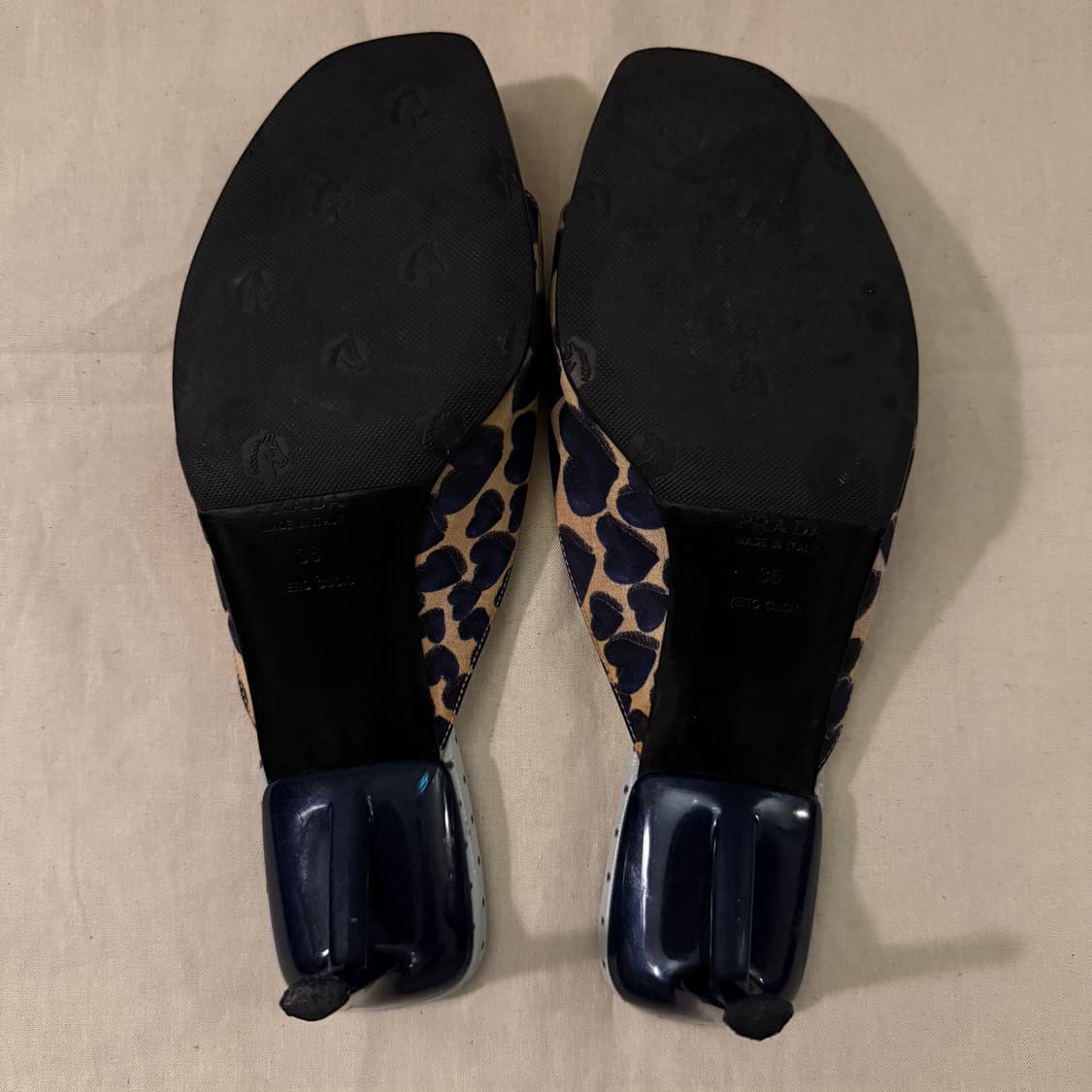 프라다 리본 키튼힐 샌들 상품이미지3