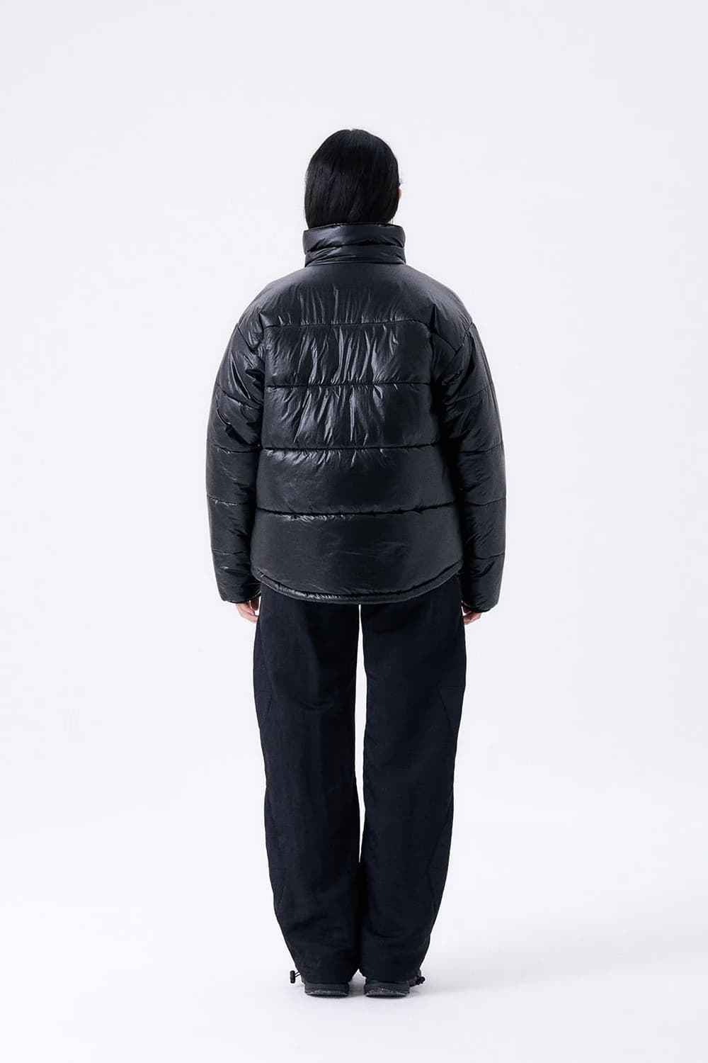 할로미늄 리버시블 패딩 black (m) 상품이미지2