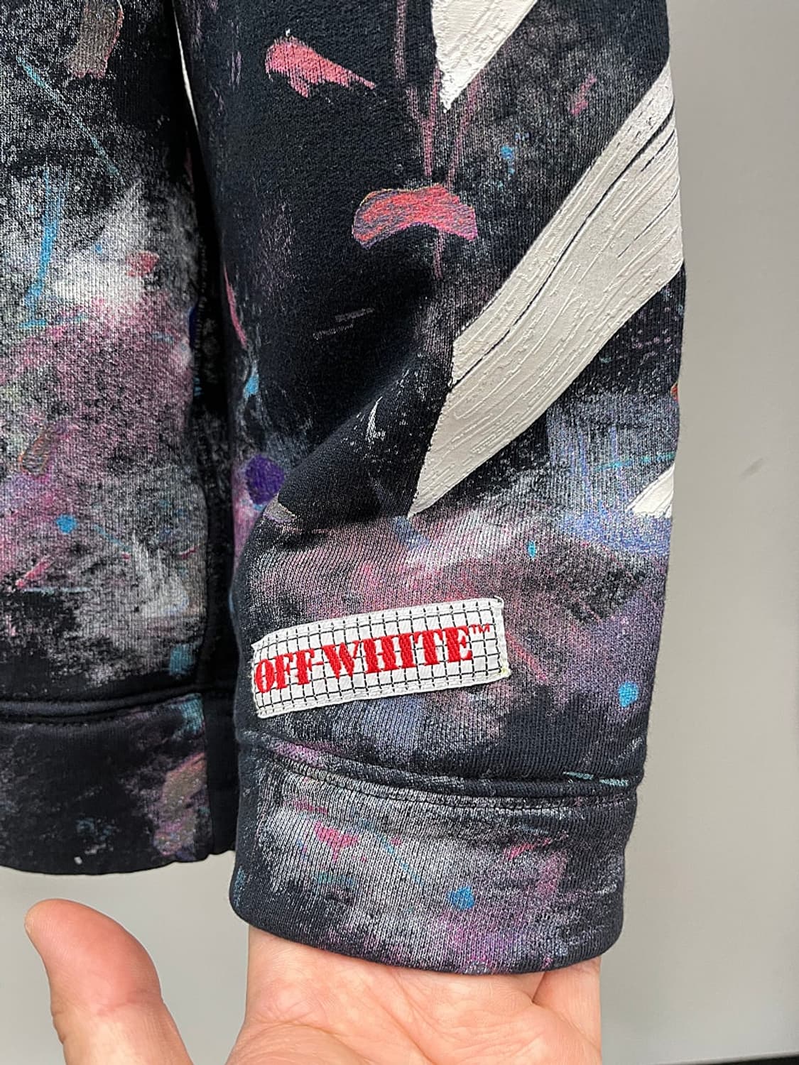 105) 오프화이트 갤럭시 후드티  상품이미지5