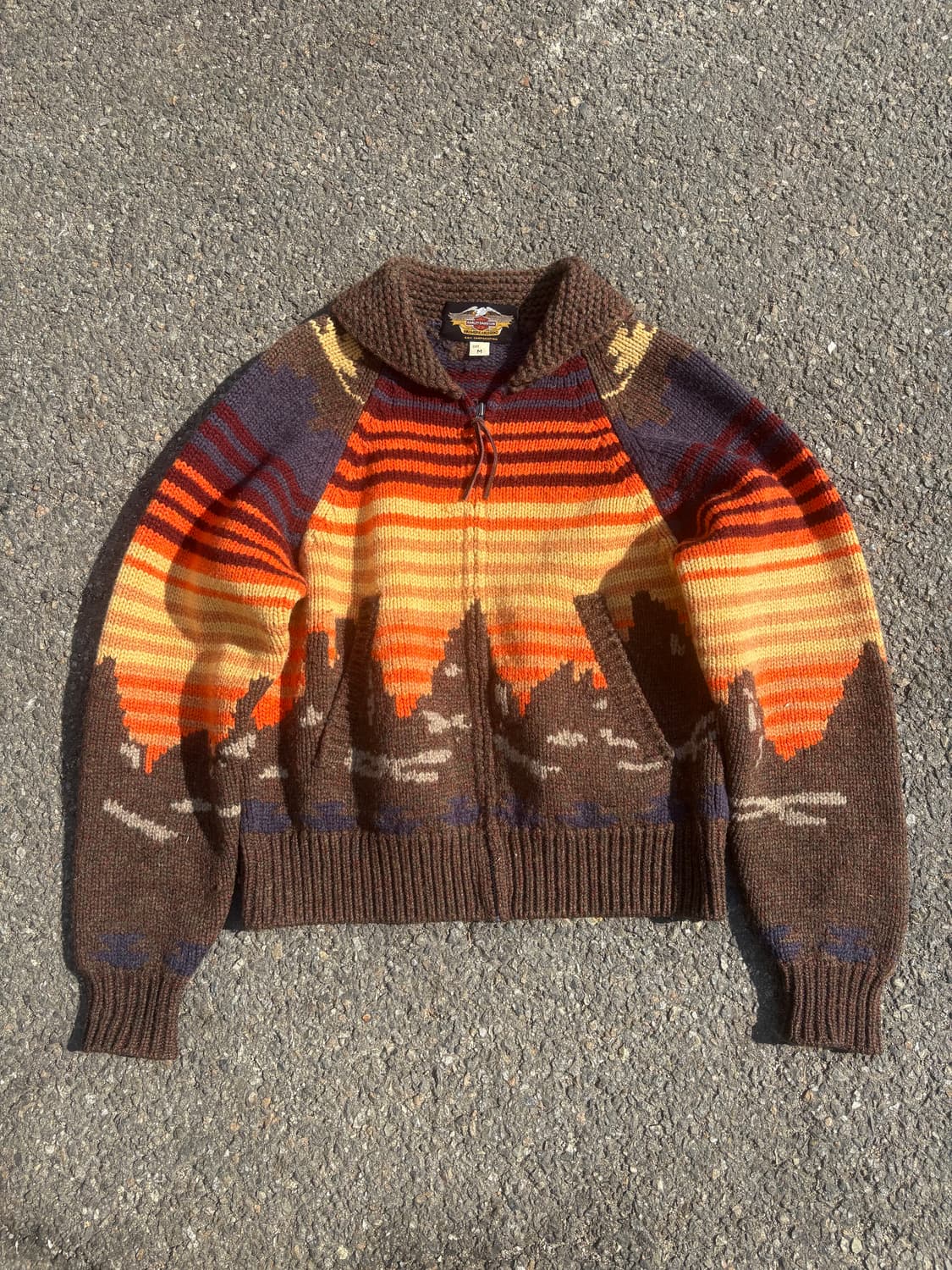 90s 할리데이비슨 카우하이드 싱글 라이더 자켓 상품이미지2