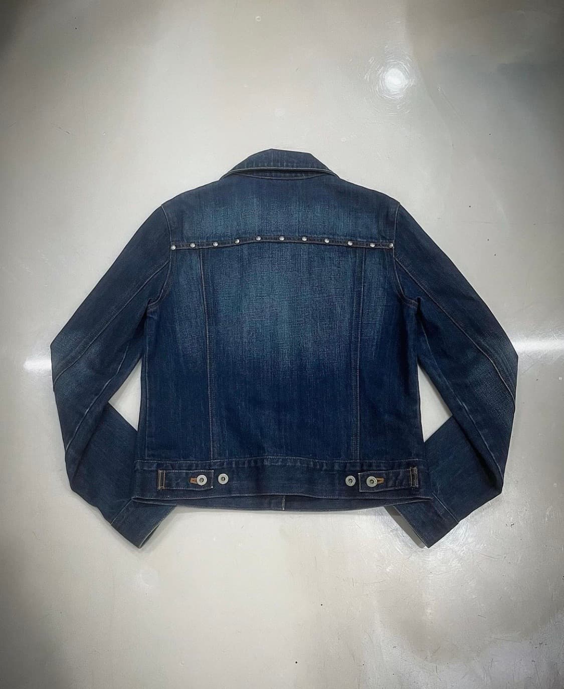 질스튜어트 코튼 스터드 트러커 데님 재킷 상품이미지6