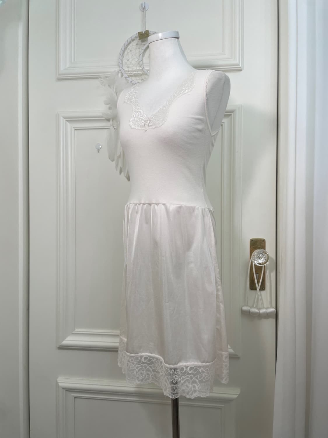 pink ivory flower embroidery cardigan&sh 상품이미지10