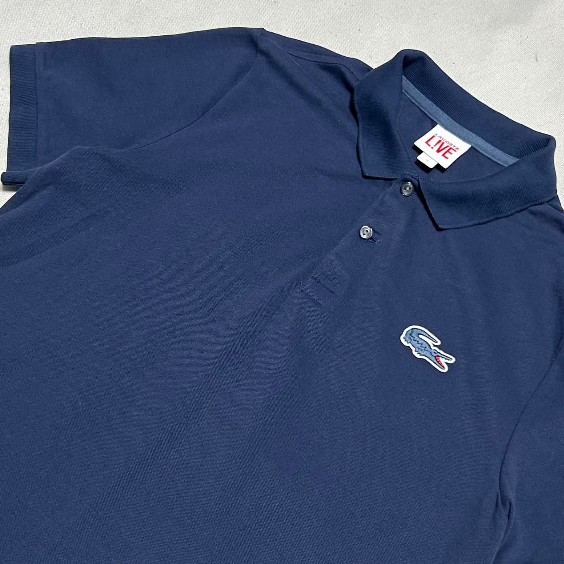 🫶🏻 라코스테 라이브 Navy 카라 반팔티 🫶🏻 상품이미지2