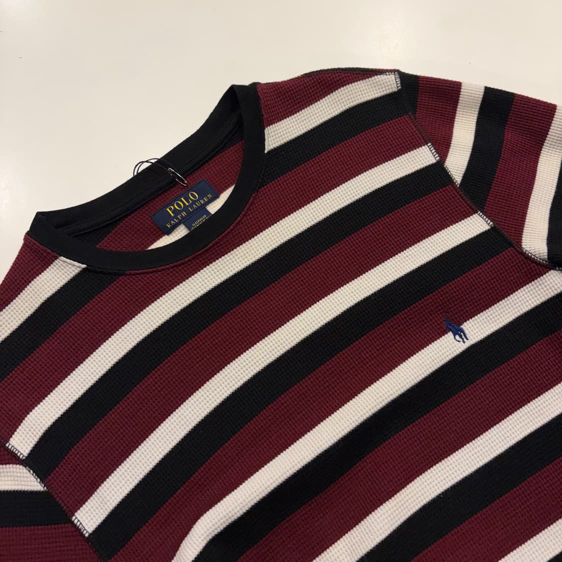 [S] 폴로 랄프로렌 와플 스트라이프 긴팔 티셔츠 C6 상품이미지3