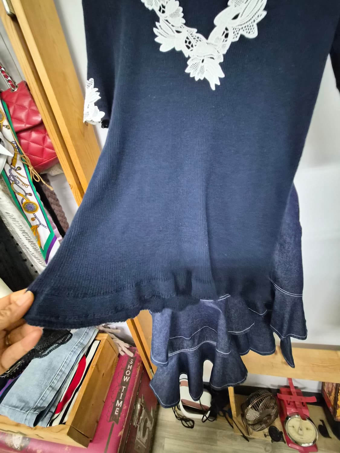 질샌더 레이스 골지티  폴로랄프로렌 데님스커트 상품이미지4