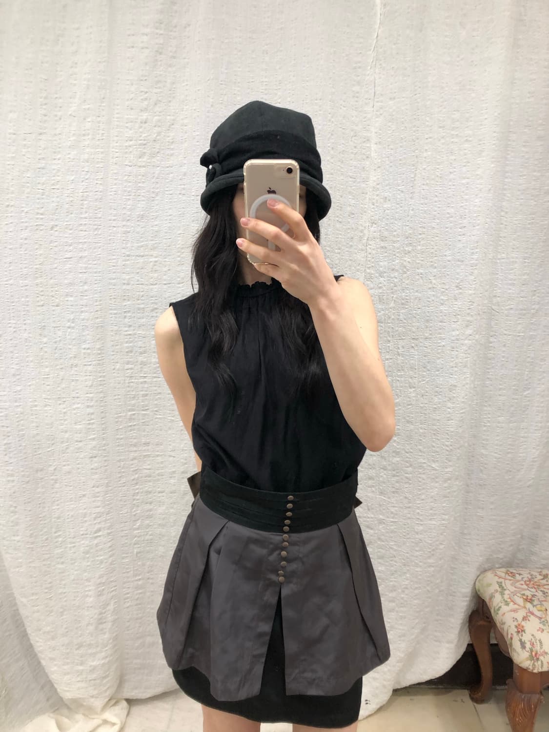 black summer blouse 상품이미지1