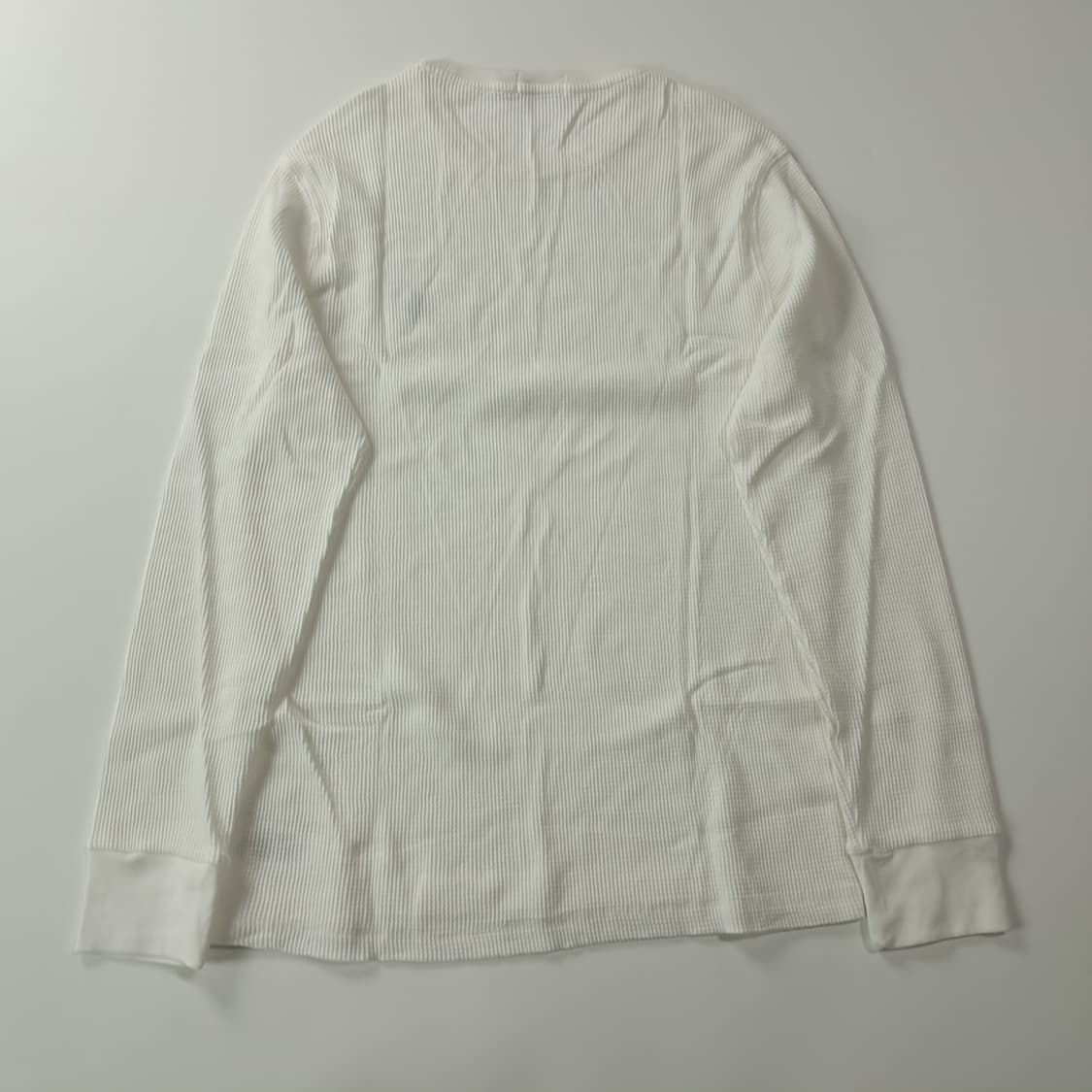 CK343 2XL 폴로 화이트 와플 티셔츠 상품이미지6