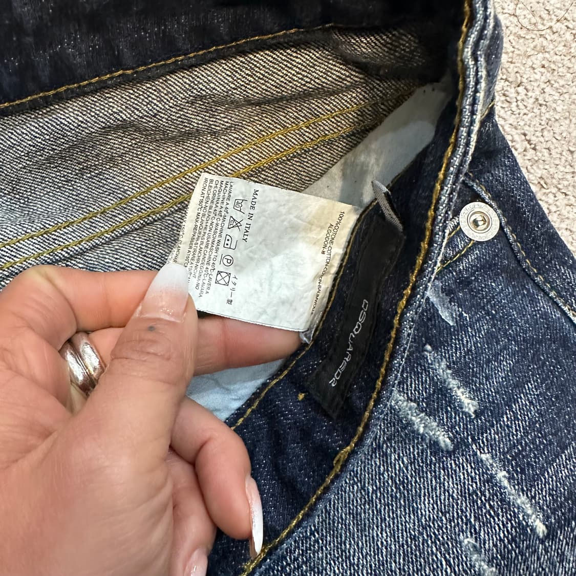 디스퀘어드2 워싱 데님(33) 상품이미지5