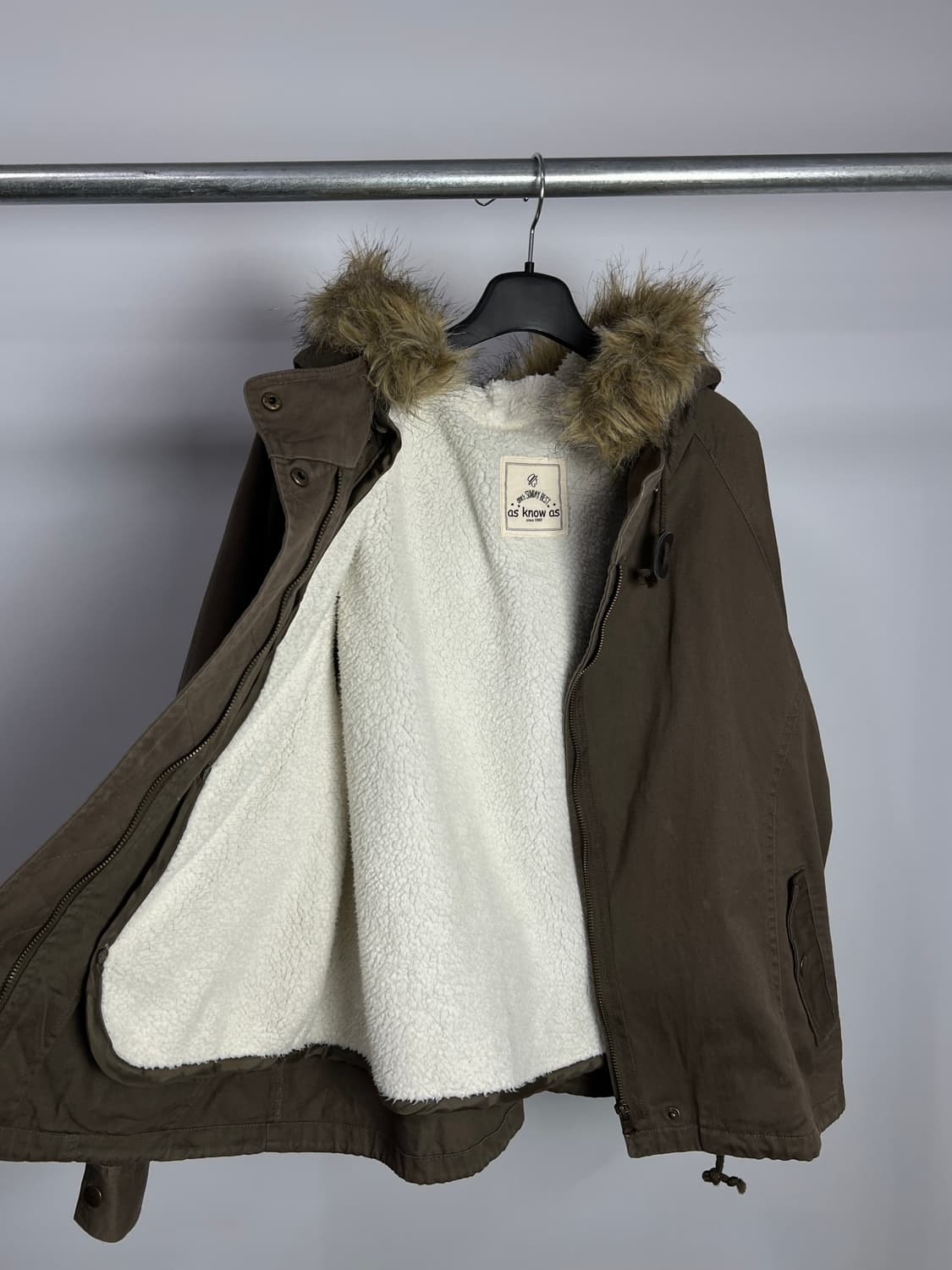 AS KNOW AS 후드 집업 자켓 상품이미지7