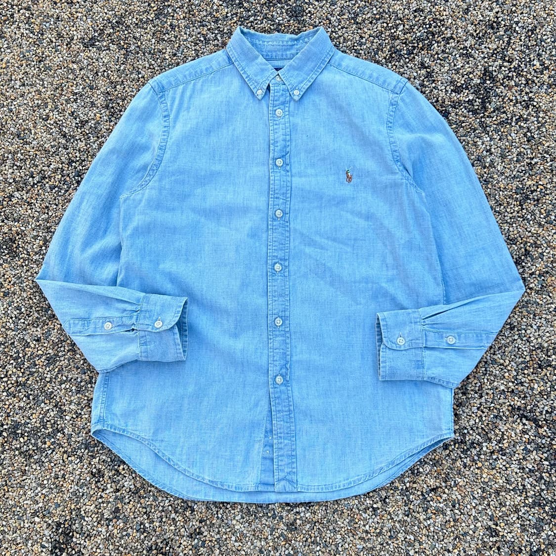 폴로 랄프로렌(polo ralph lauren) 샴브레이 데님 셔츠 상품이미지1