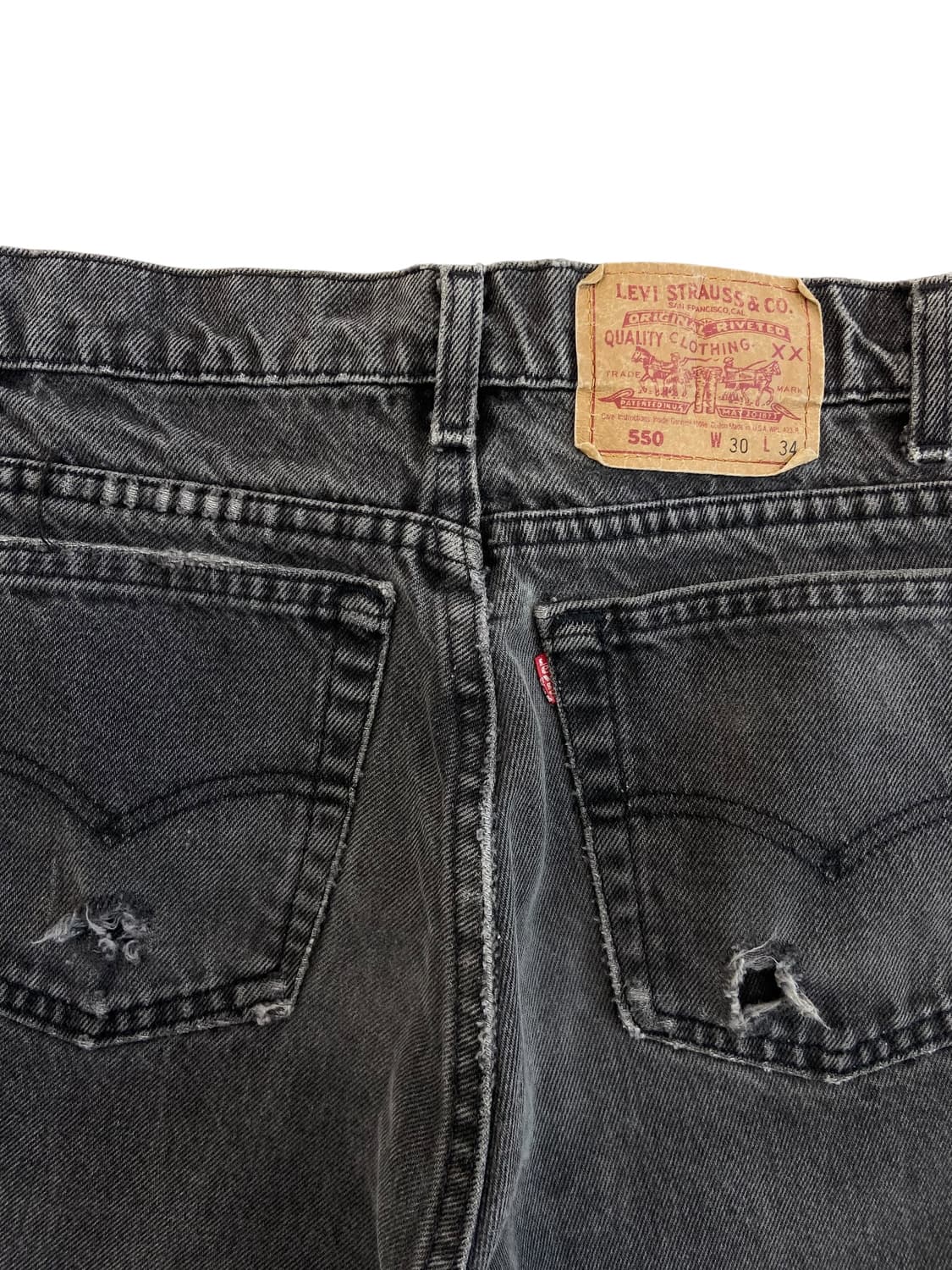 90's 리바이스 550 컷오프 쇼츠 [039] 상품이미지3