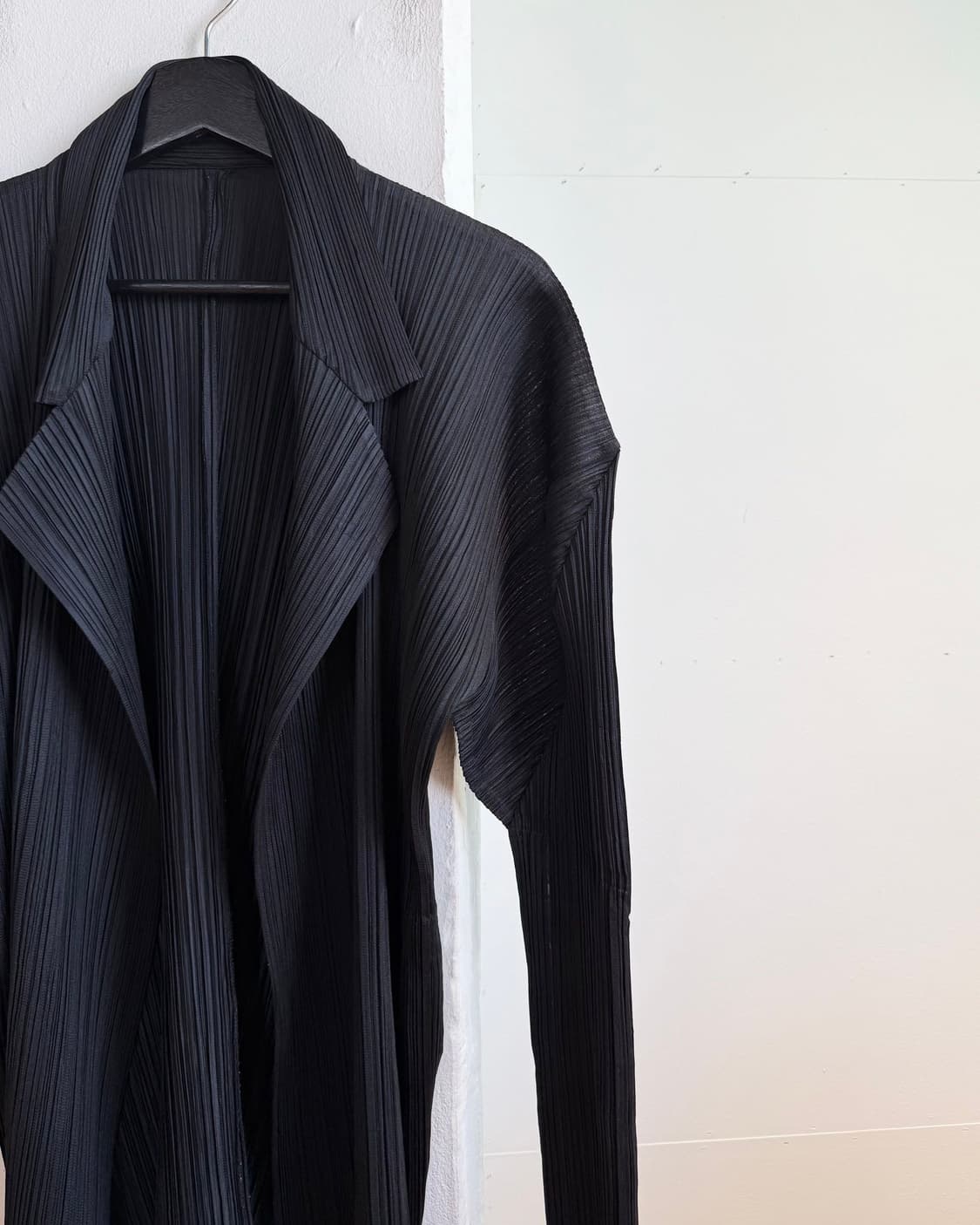 플리츠 플리즈 블랙 링컬 가디건  상품이미지4