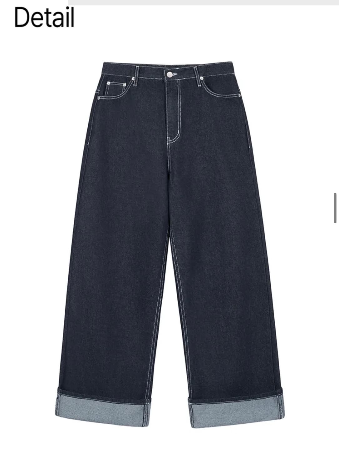 락케이크 Hem Point Wide Jeans 상품이미지4