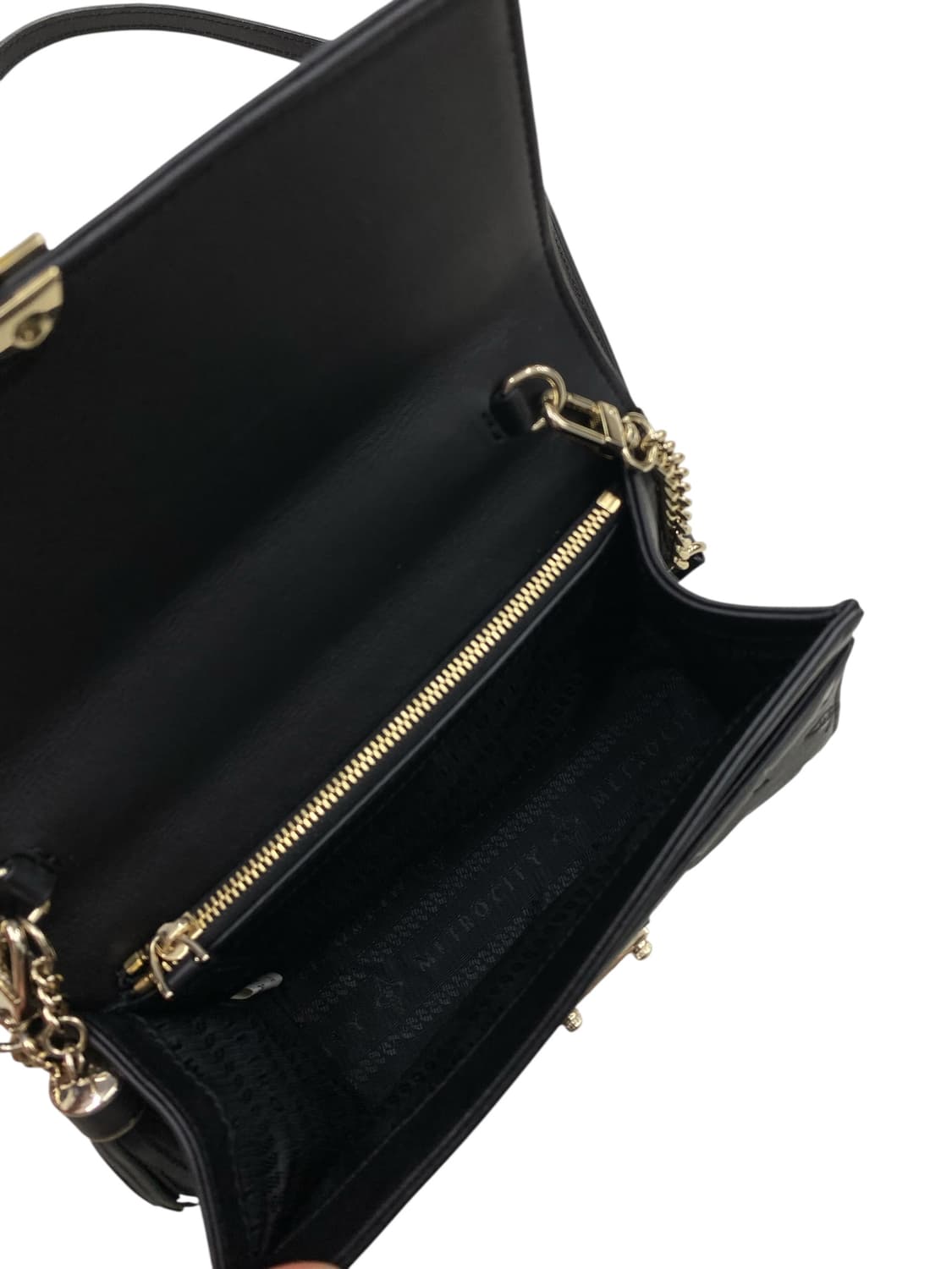 메트로시티 블랙 미니 박스백 3way 상품이미지3