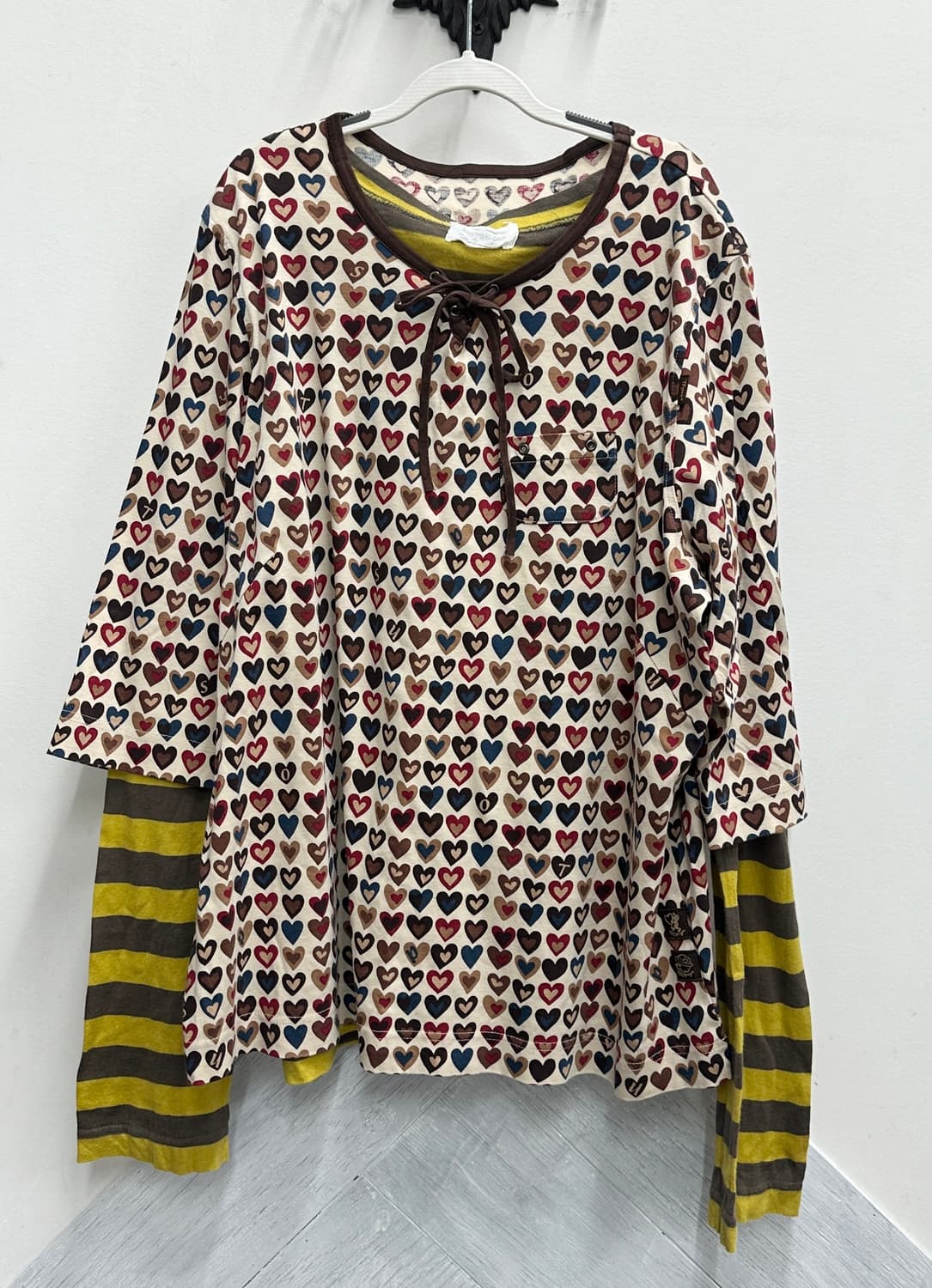 🤎하구미의 하트 괴짜룩 코디세트🤎그런지 히피 모리걸 일본 빈티지 상품이미지3