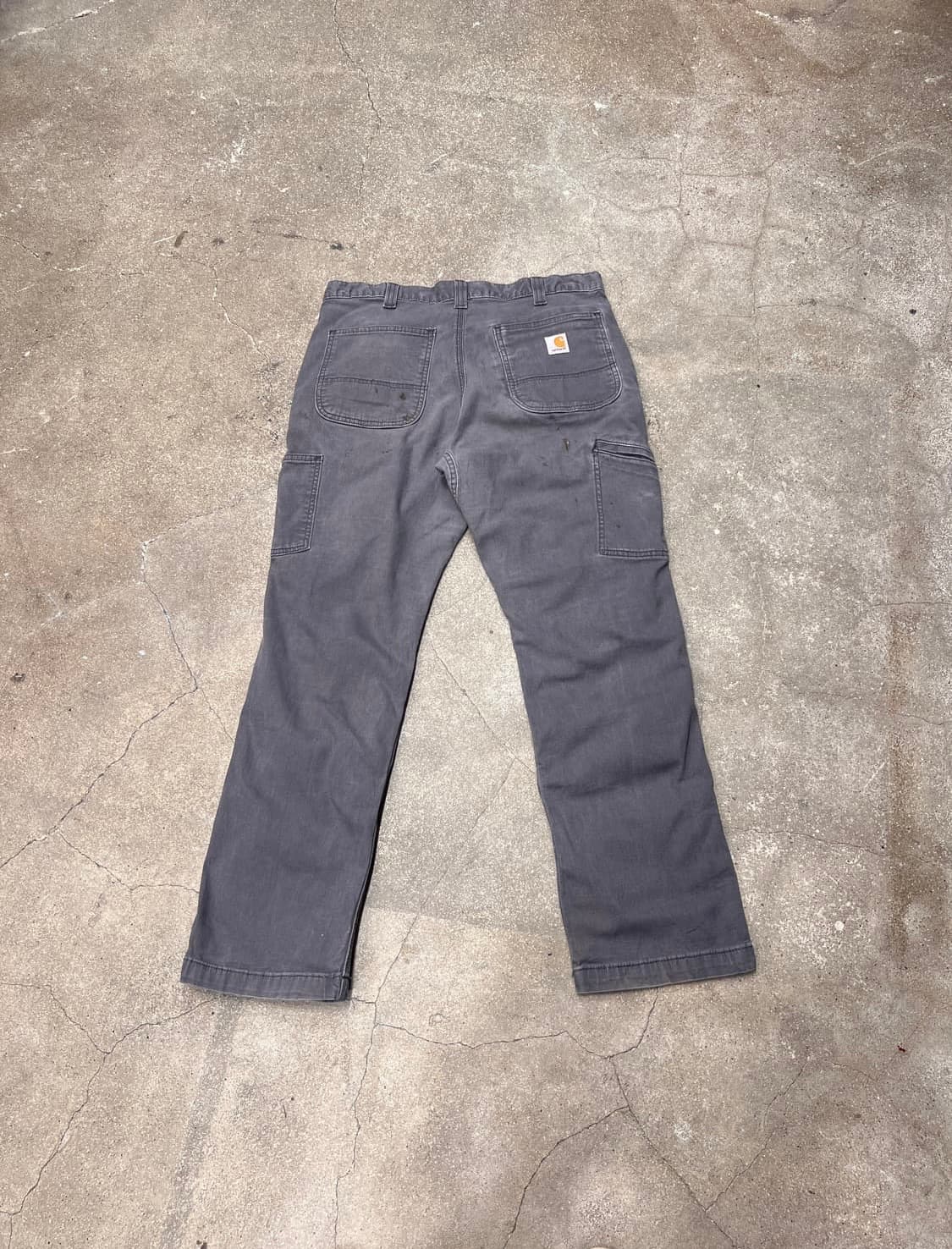 칼하트 더블니 스판 워크팬츠 그레이 상품이미지3