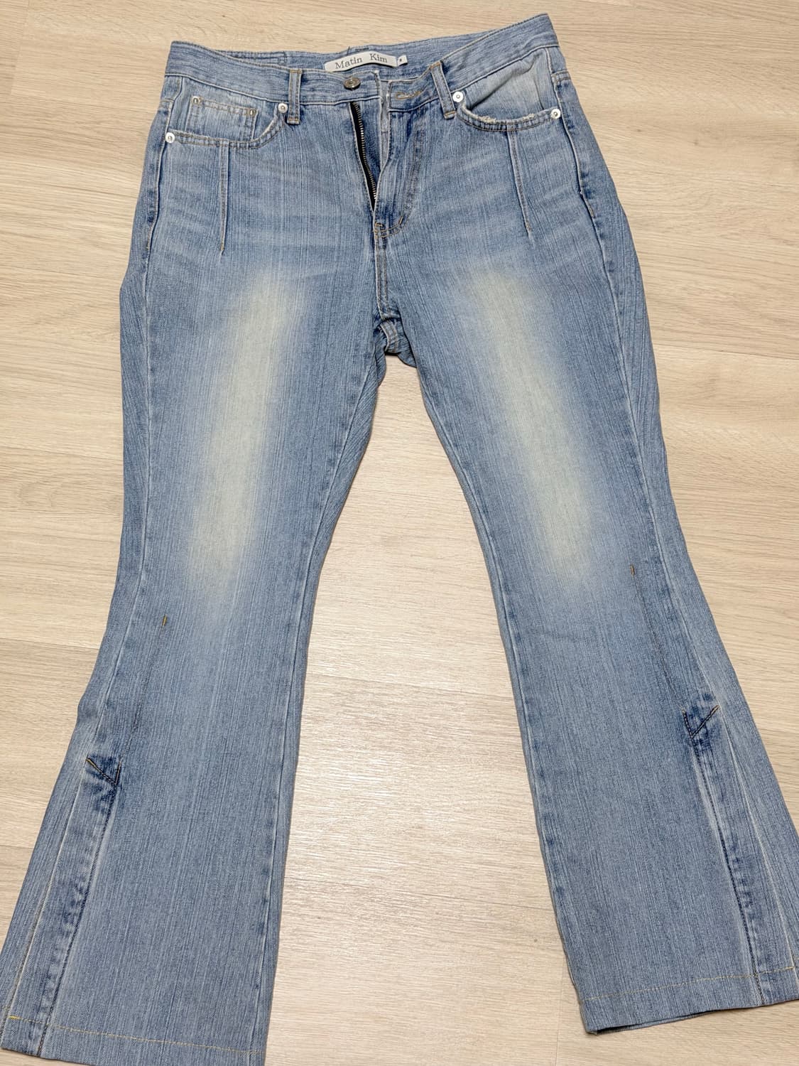 [Matin Kim] 워싱 부츠컷 청바지 상품이미지2